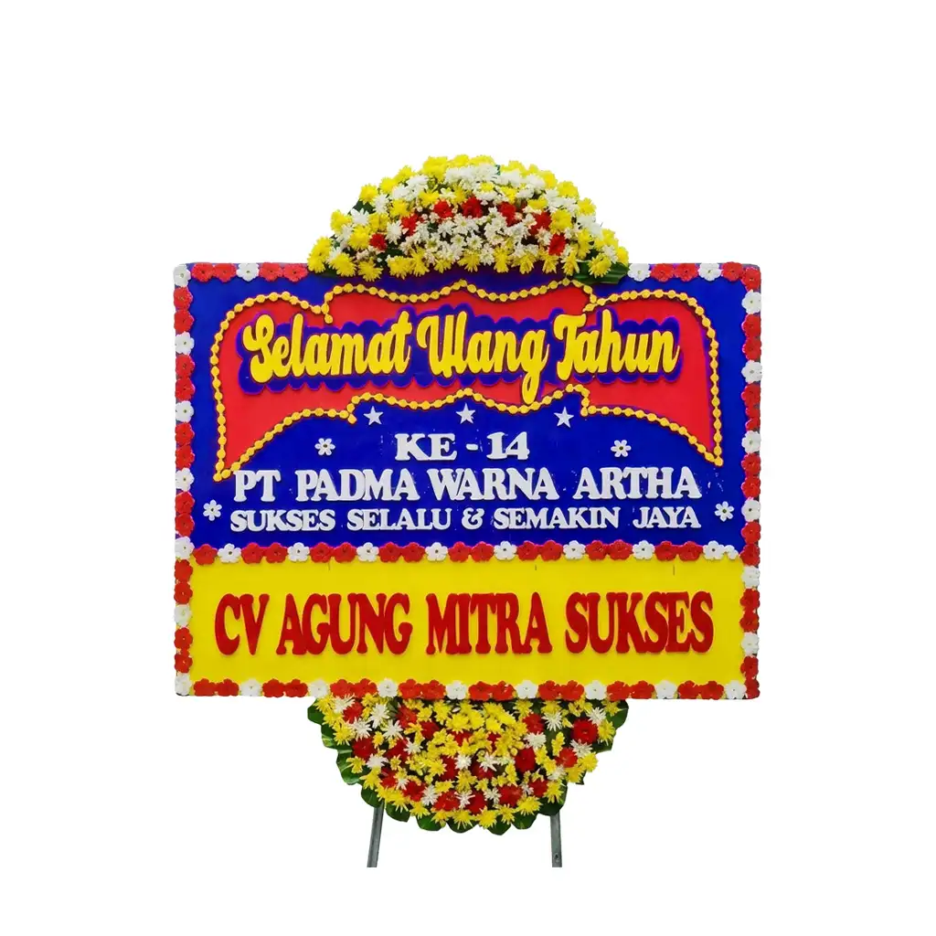 bunga papan anniversary, ucapan selamat, congratulations, ulang tahun, HUT Jakarta, Depok, Tangerang, Bekasi, Bogor
