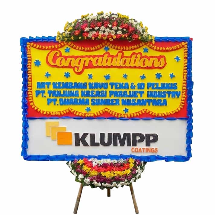 bunga papan congratulations