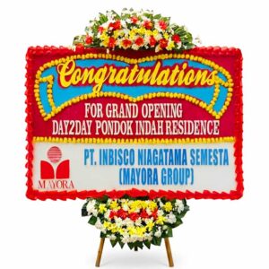 bunga papan congratulations