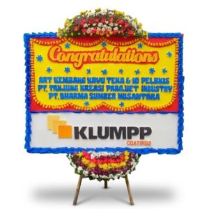 bunga papan conratulations