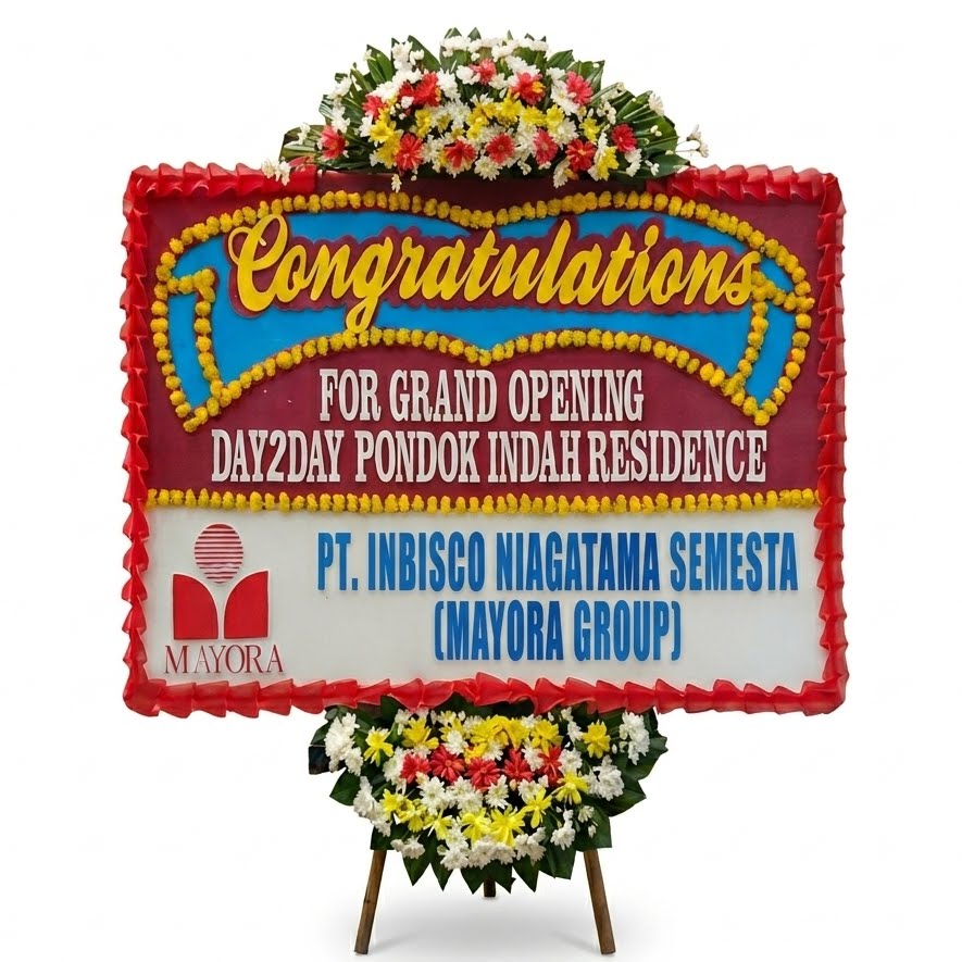 bunga papan conratulations