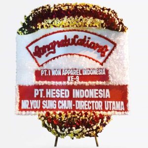 bunga papan conratulations