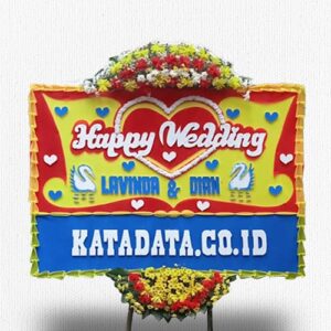 Papan Bunga Wedding BPSW-01A