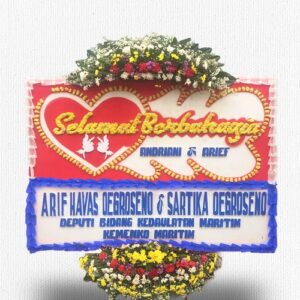 Papan Bunga Wedding BPSW-04A