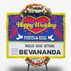 Papan Bunga Wedding BPSW-05