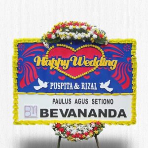 Papan Bunga Wedding BPSW-05A