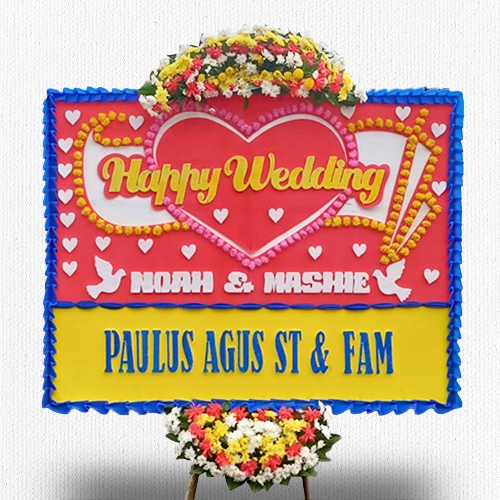 Bunga Papan Wedding BPSW-06