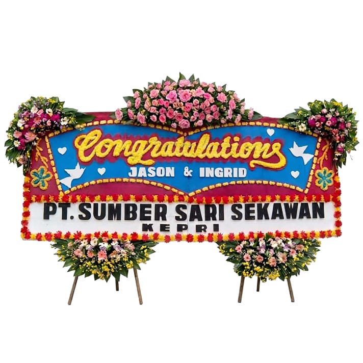 bunga papan congratulations jumbo
