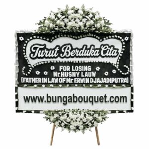 bunga papan duka cita