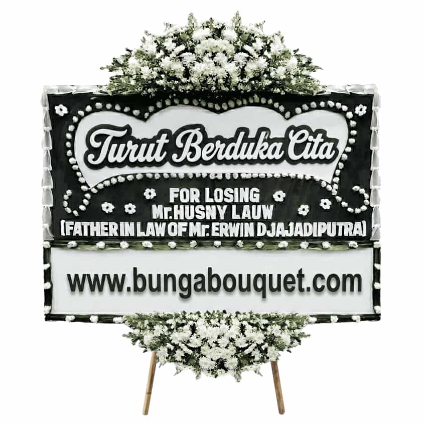 bunga papan duka cita