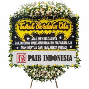 bunga papan duka cita