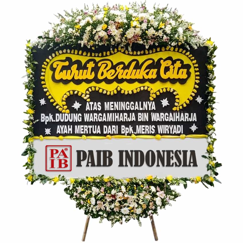 bunga papan duka cita