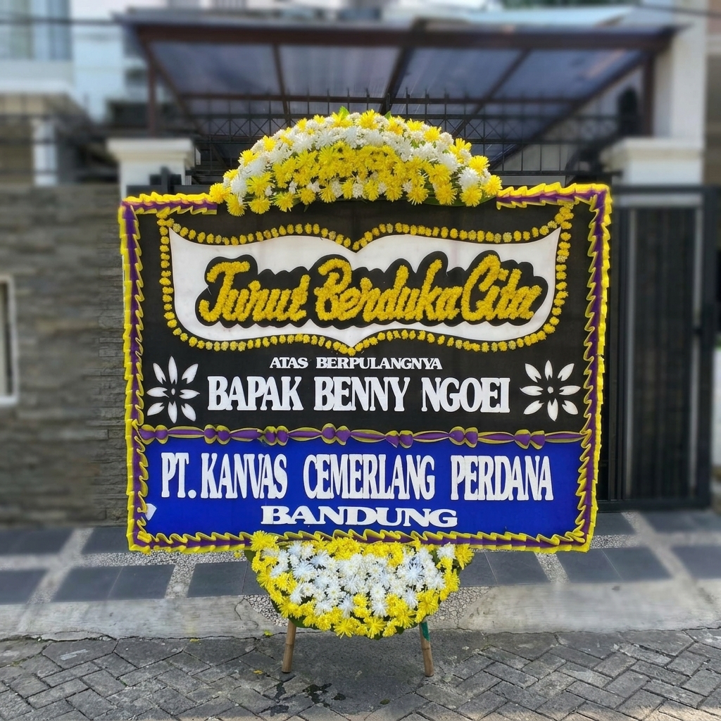 Bunga Papan Duka Cita RD Dharmais