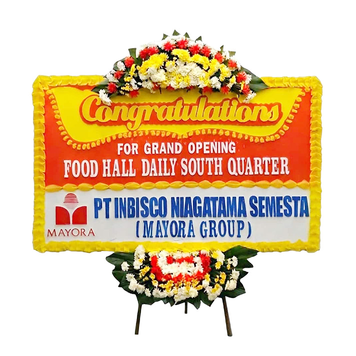 bunga papan congratulations