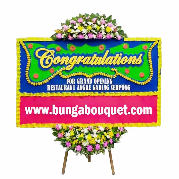 bunga papan congratulations