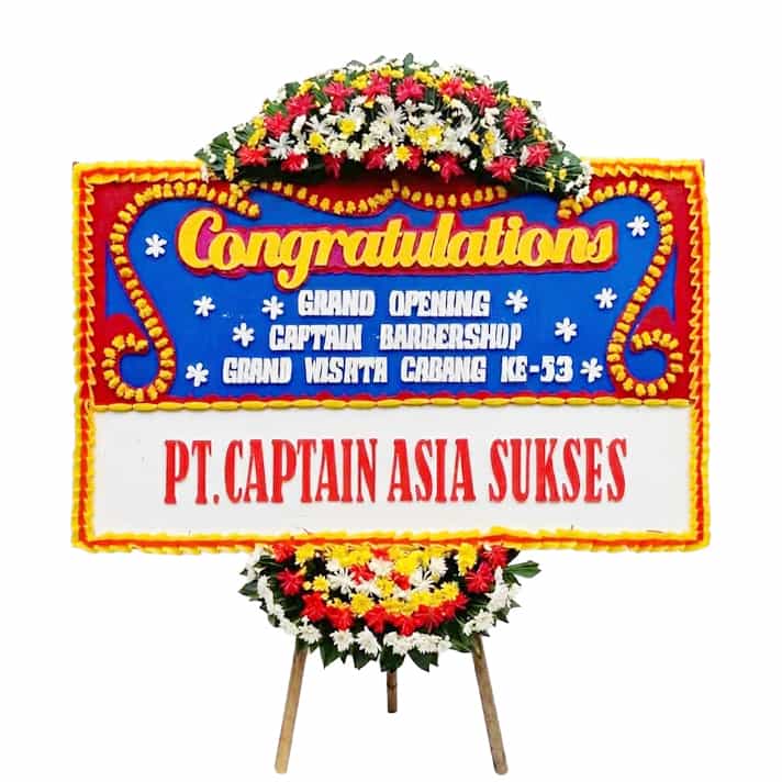 bunga papan congratulations