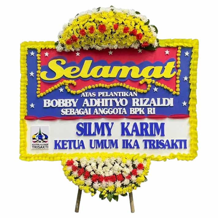 bunga papan congratulations