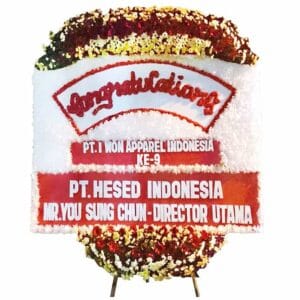 bunga papan congratulations
