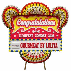 bunga papan congratulations
