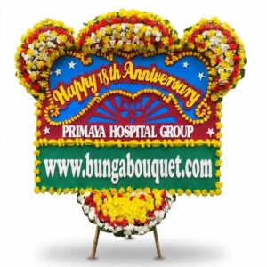 bunga papan anniversary