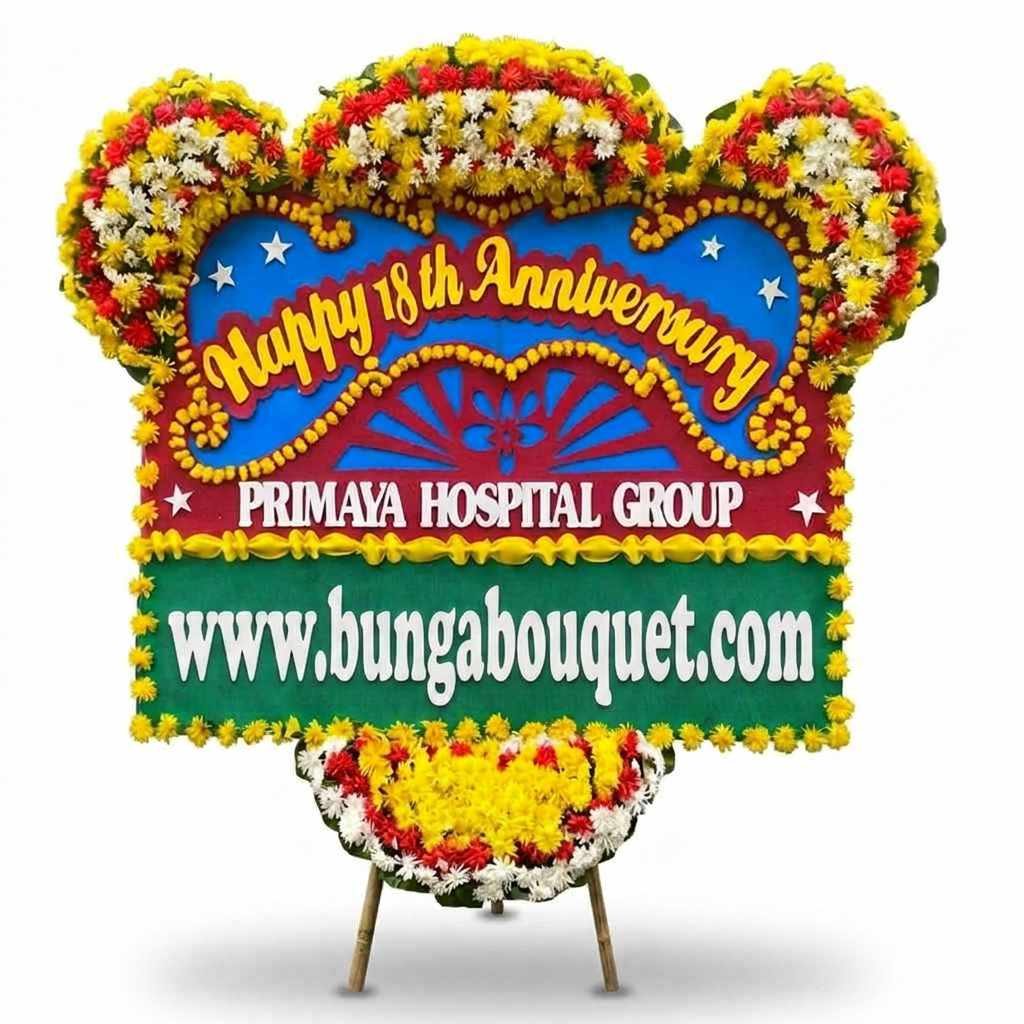 bunga papan anniversary