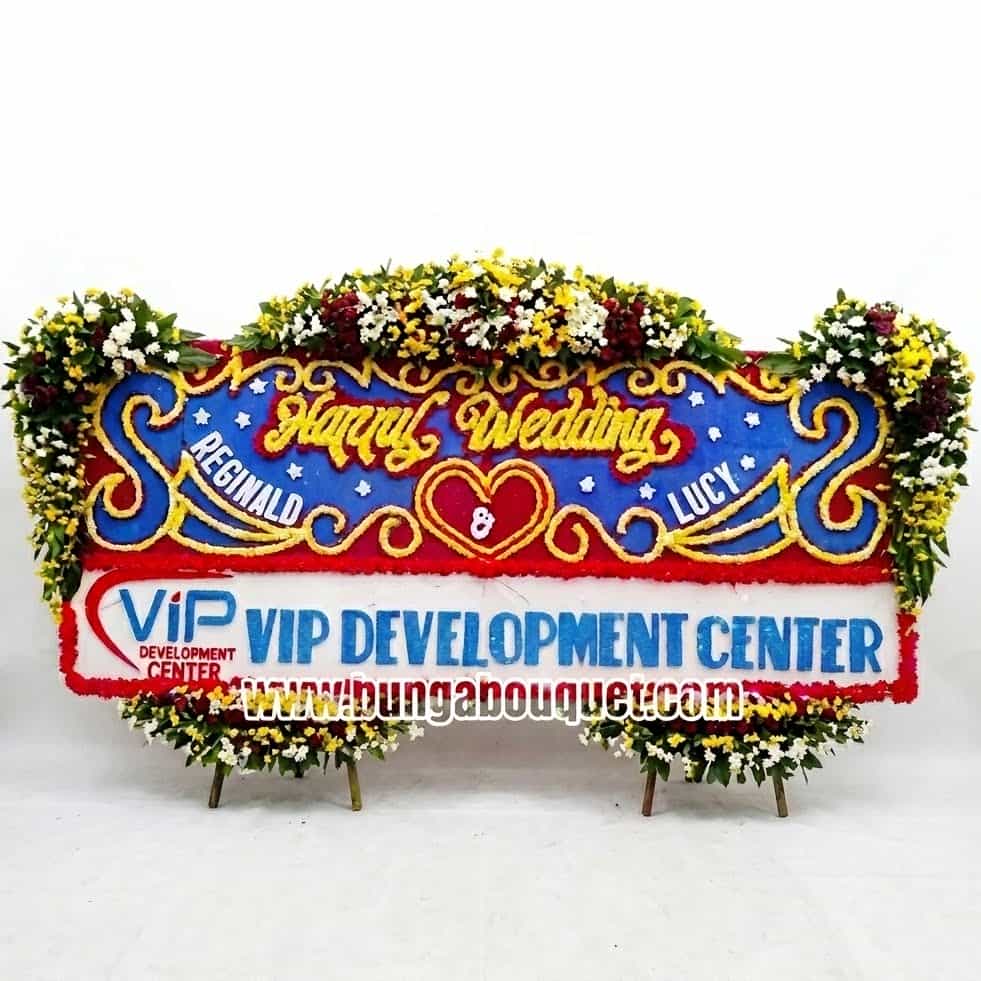 Bunga papan pernikahan jumbo