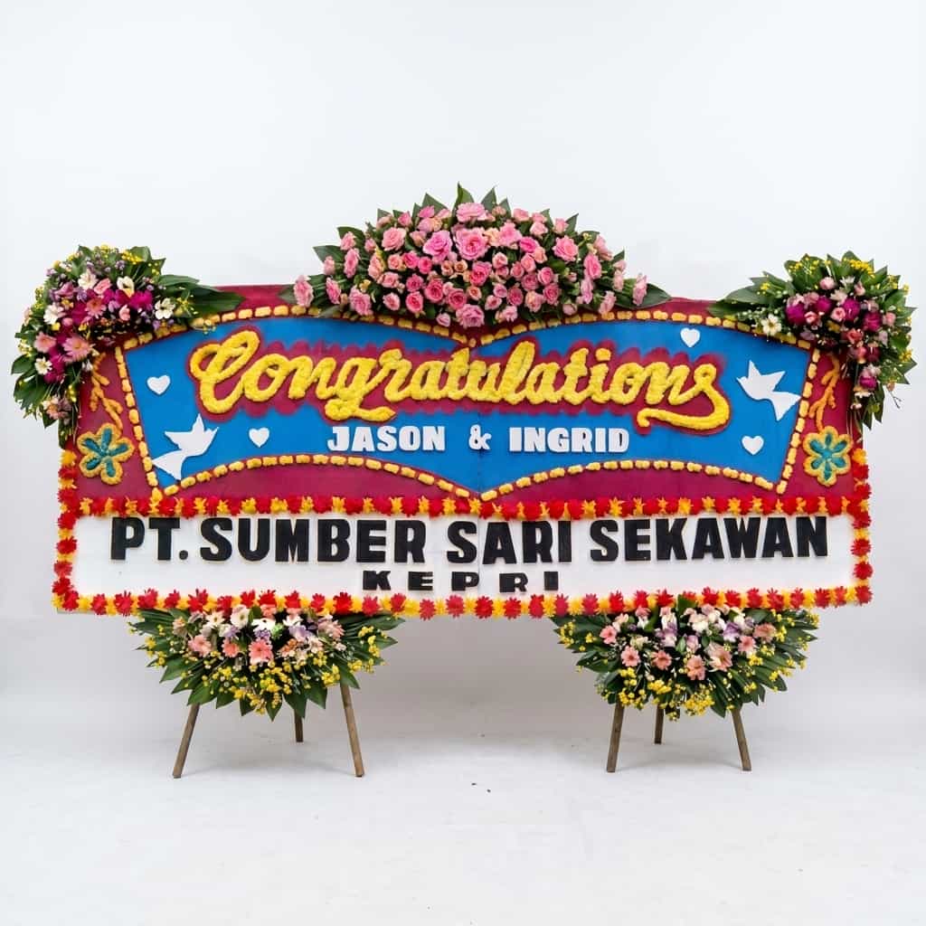 bunga papan conratulations besar