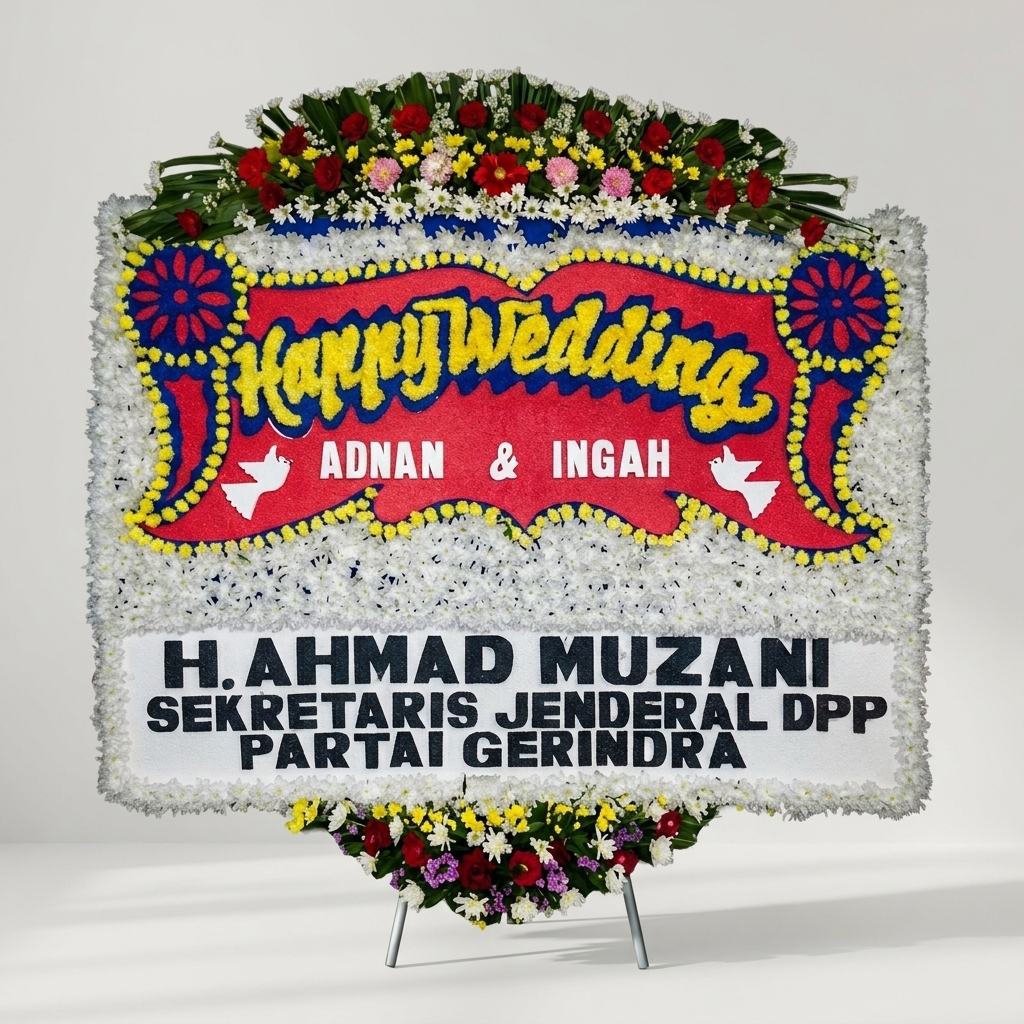 bunga papan wedding balai kartini