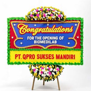 bunga papan conratulations