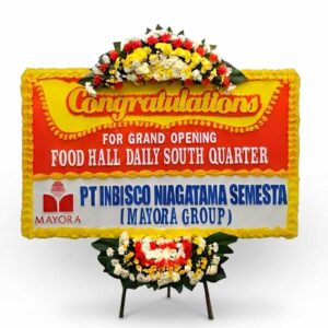bunga papan conratulations