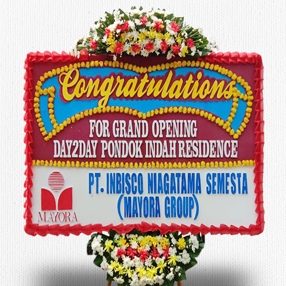 Bunga papan grand opening