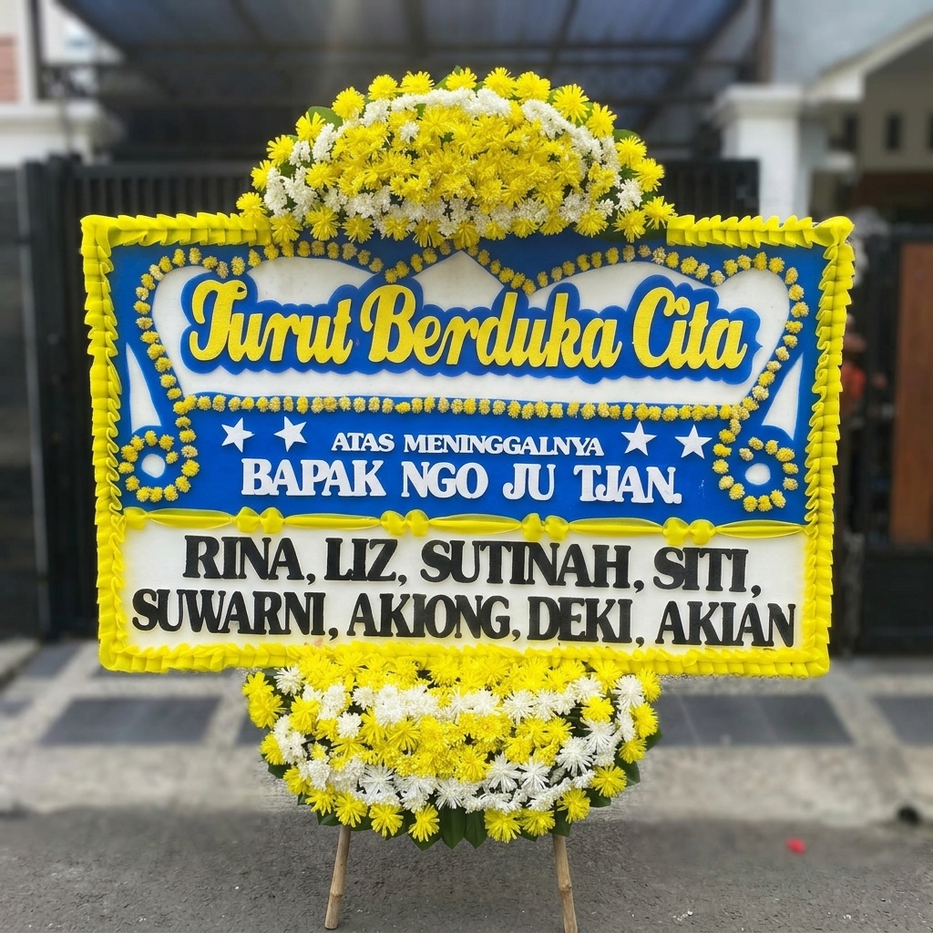 bunga papan duka cita Rumah Duka Harapan Kita Jakarta Barat