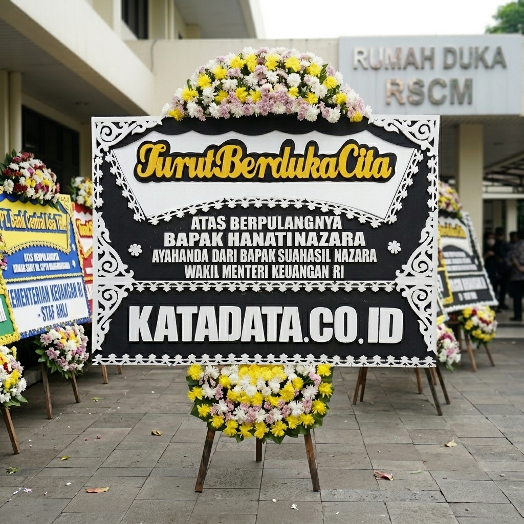 bunga papan duka cita Rumah Duka RSCM