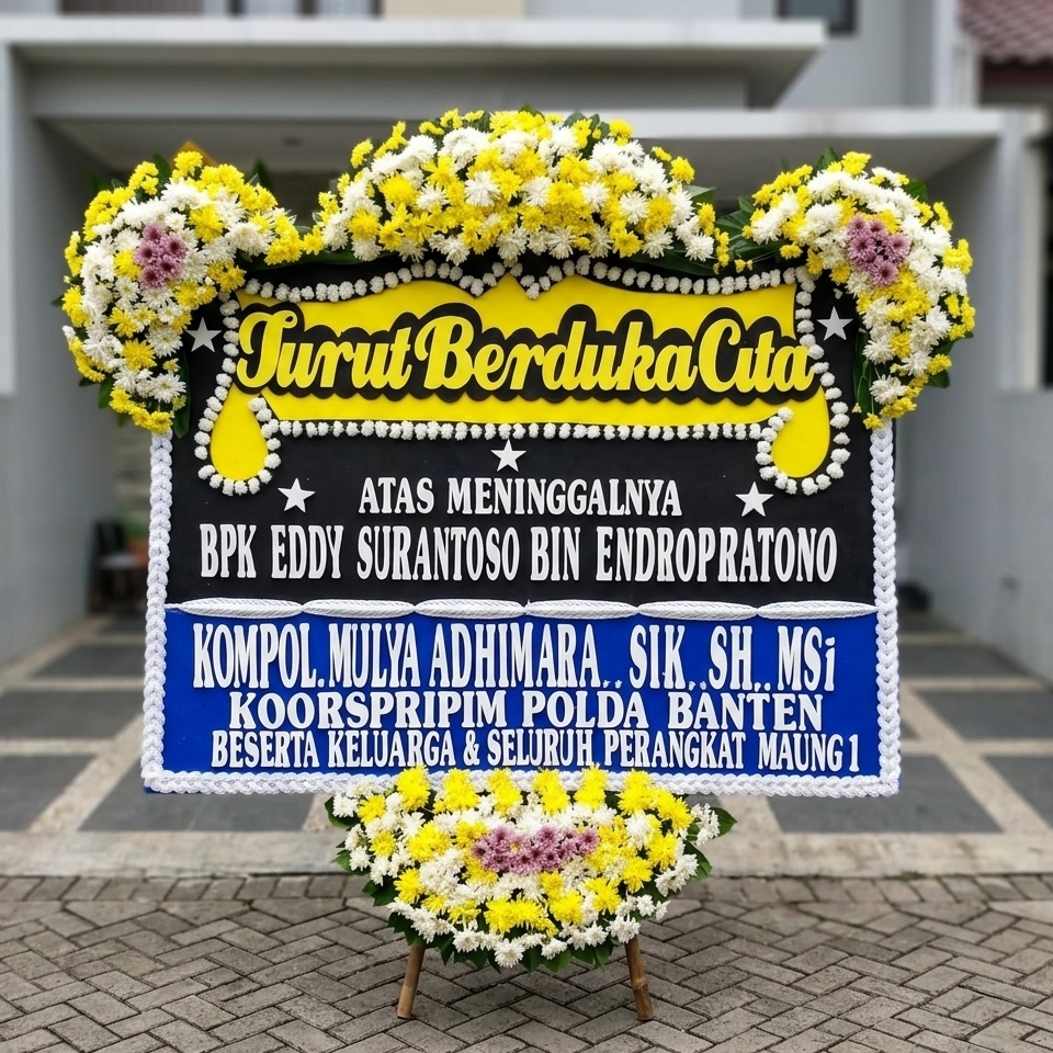 bunga papan rumah duka rspad