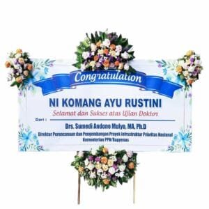 bunga papan selamat bali