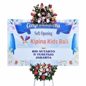 bunga papan selamat bali