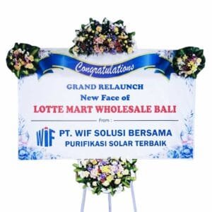 bunga papan selamat bali