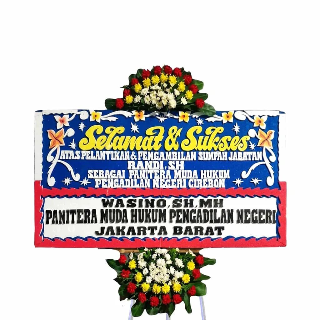 bunga papan selammat & sukses | pelantikan cirebon
