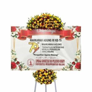 Bunga Papan Selamat & Sukses | Dirgahayu Malang