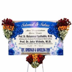 Bunga Papan Selmat & Sukses | Pengukuhan Malang