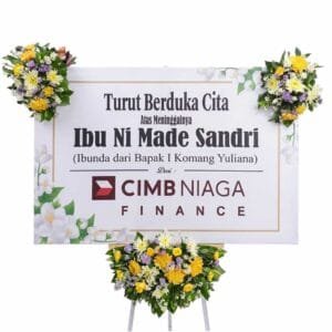 bunga papan duka cita bali