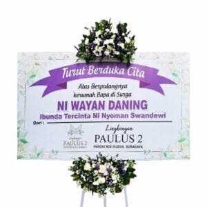 bunga papan duka cita bali
