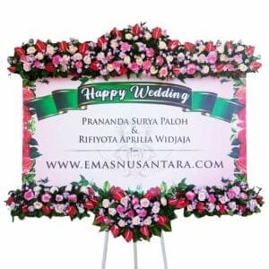 bunga papan wedding bali | pernikahan bali