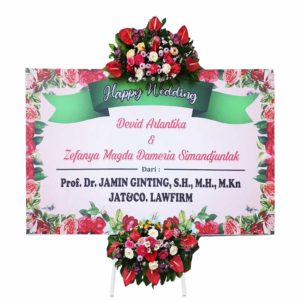 bunga papan wedding bali | pernikahan bali