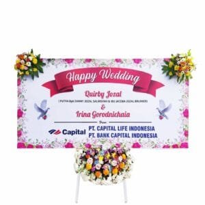 bunga papan wedding bali | pernikahan bali