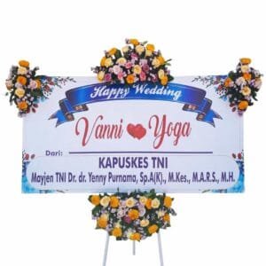 bunga papan wedding bali | pernikahan bali