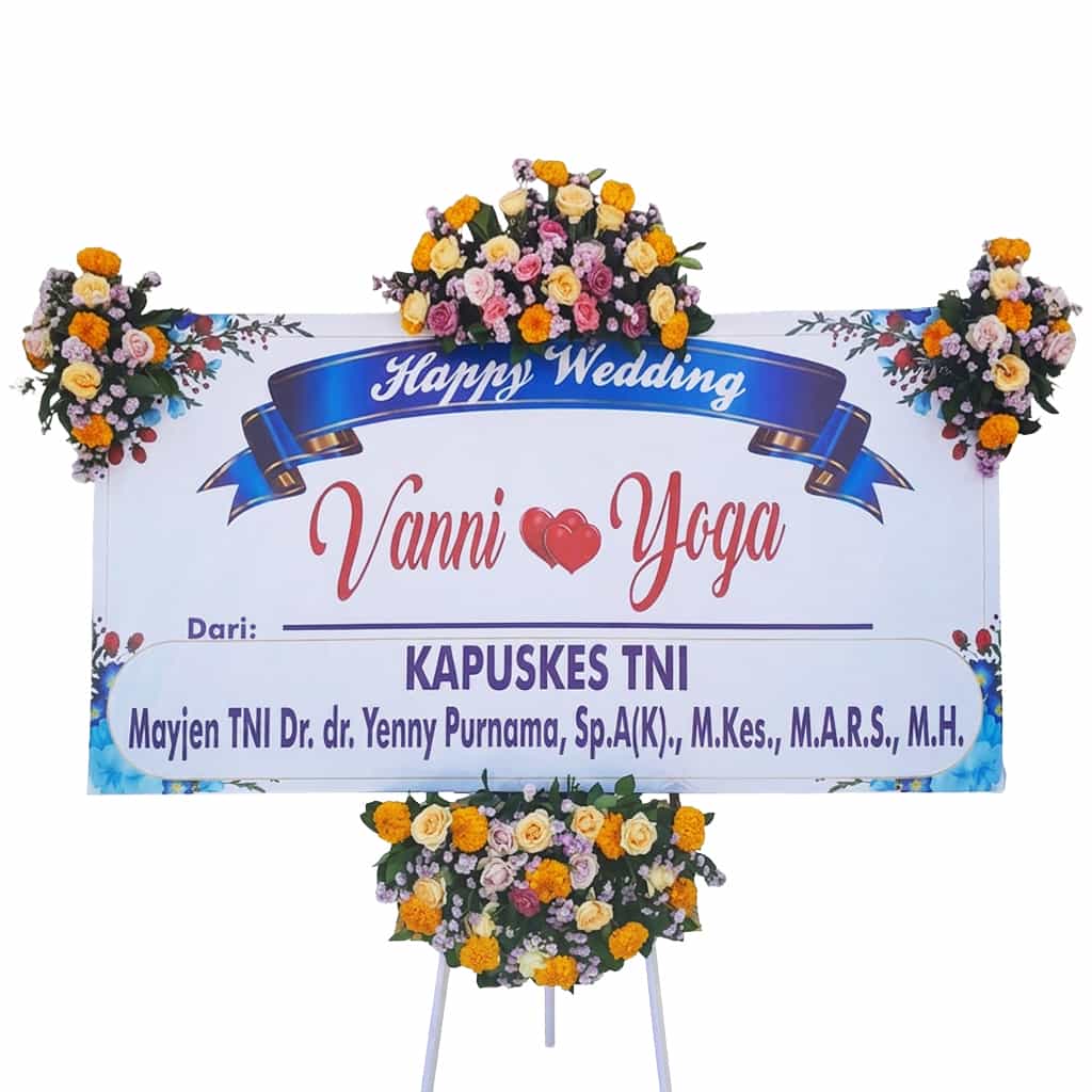 bunga papan wedding bali | pernikahan bali