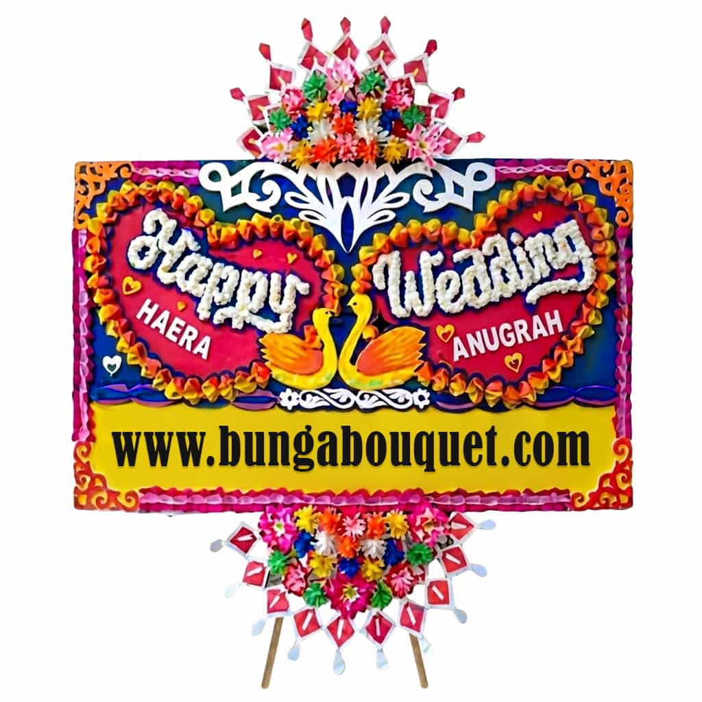 Bunga Papan Wedding | Pernikahan Makassar