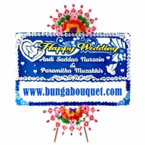 Bunga Papan Wedding | Pernikahan Makassar
