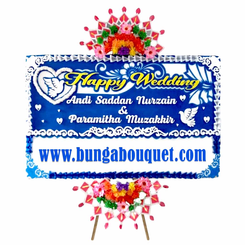 Bunga Papan Wedding | Pernikahan Makassar